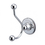 Thumbnail: Burlington Double Robe Hook - Chrome