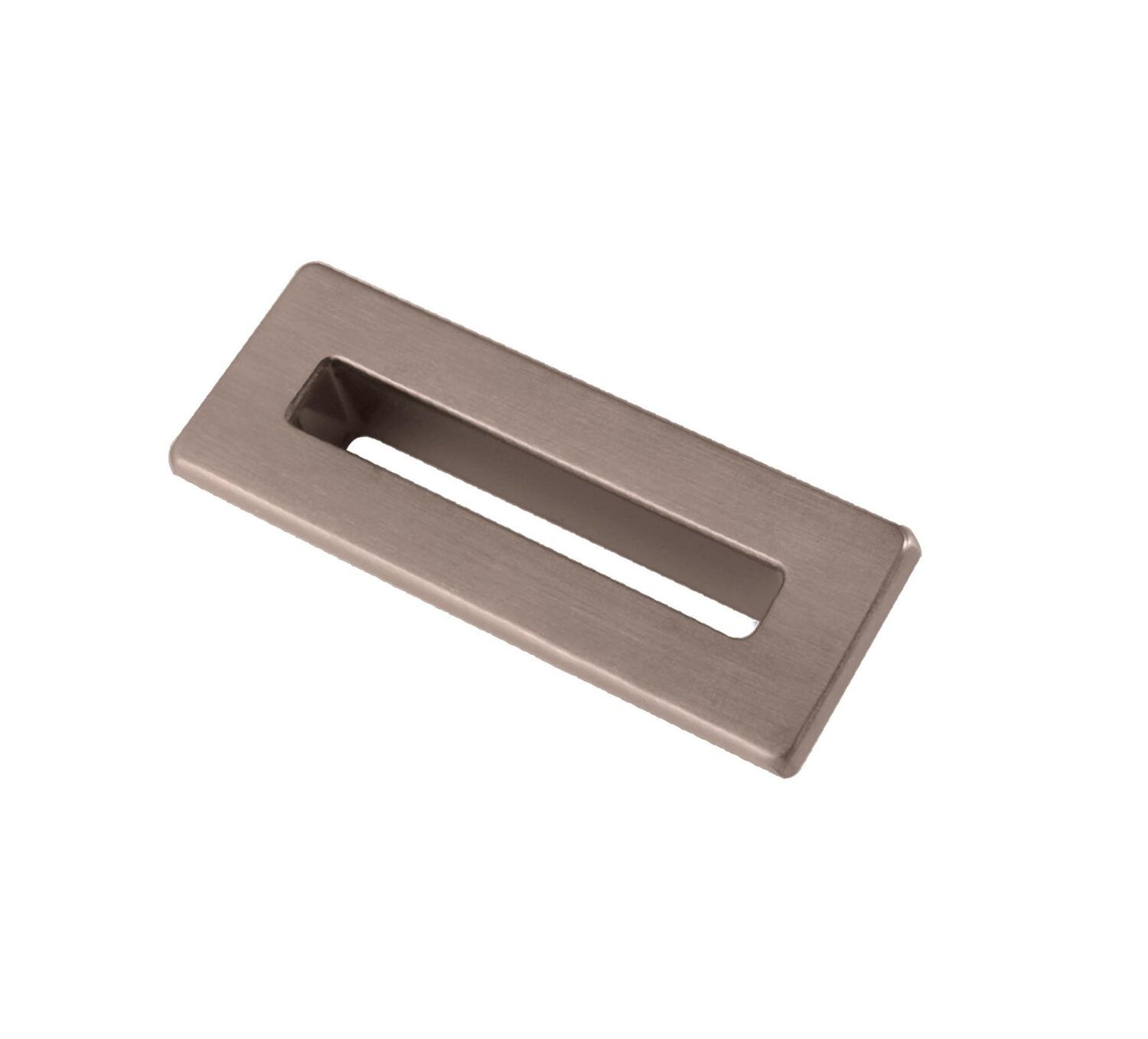 Bathworks Essentials Brushed Bronze Rectangle Overflow Insert
