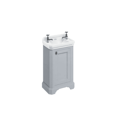 Thumbnail: Burlington Edwardian 510mm Freestanding Cloakroom Vanity Unit with Basin