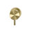Thumbnail: Flow Minimal 2.0 Thermostatic Shower Set - Brushed Brass