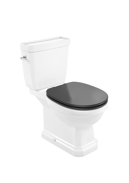 Thumbnail: Roca Carmen Rimless Close Coupled WC Pan, Cistern & Seat
