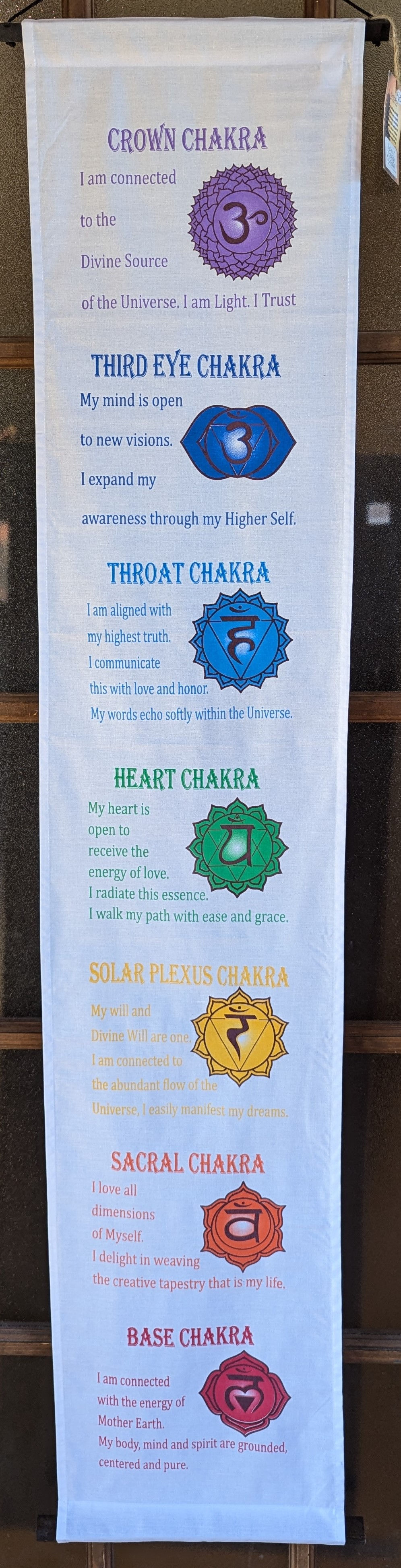 Chakra Banner - White