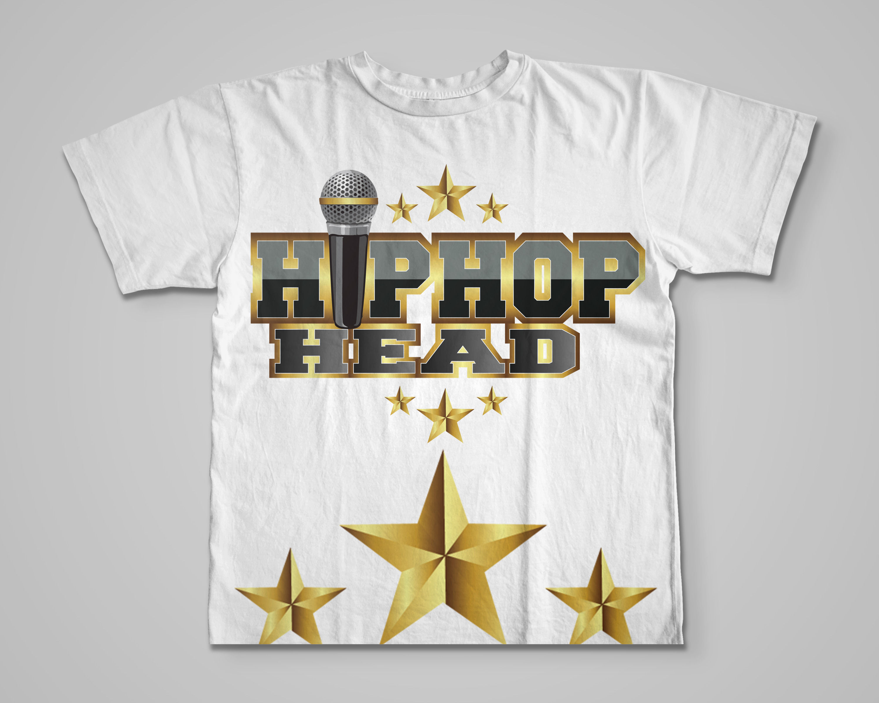 The Hip Hop Head Foundation Tri-Star White Tee