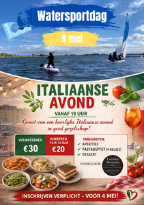 09/05 Watersportdag & Italiaanse avond