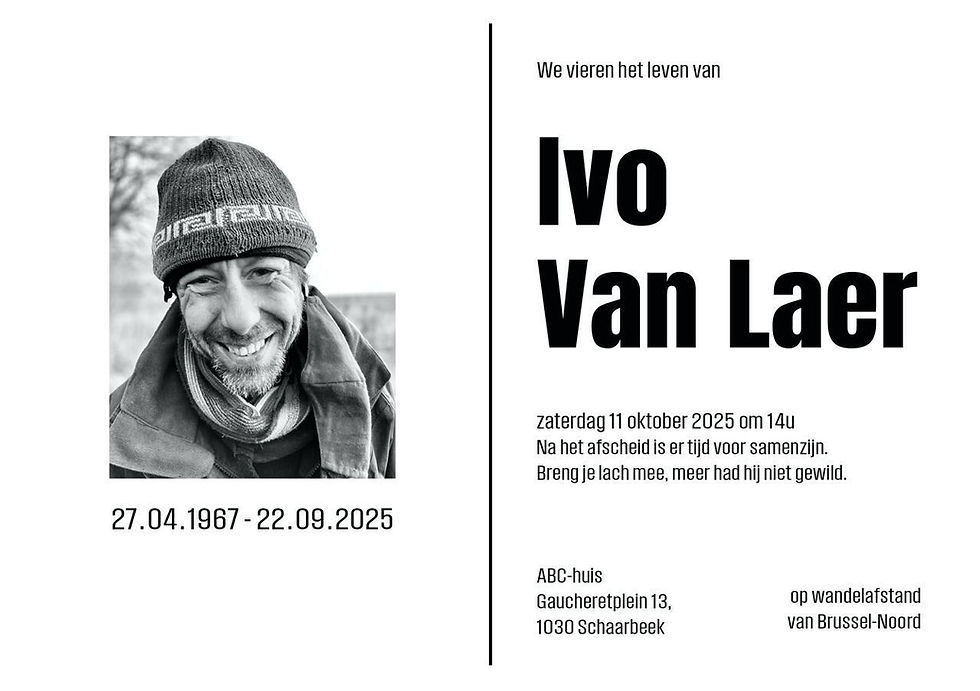 Met groot verdriet melden wij dat Ivo, ons bestuurslid en goede vriend, is heengegaan.