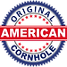 American cornhole badge