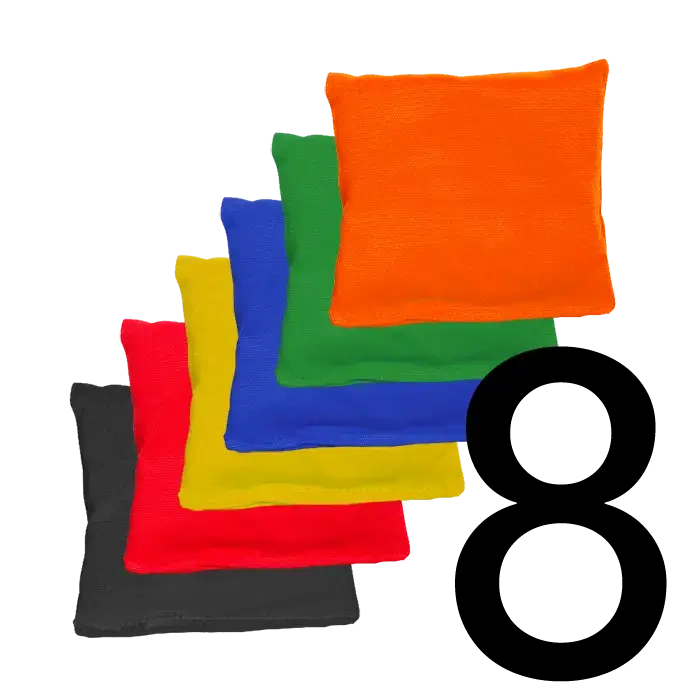 8 sacs de cornhole 2 couleurs au choix