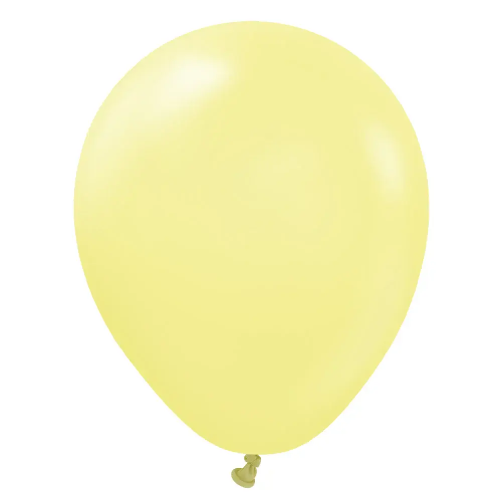 KALISAN  5” PASTEL MATTE  MACARON YELLOW 50CT
