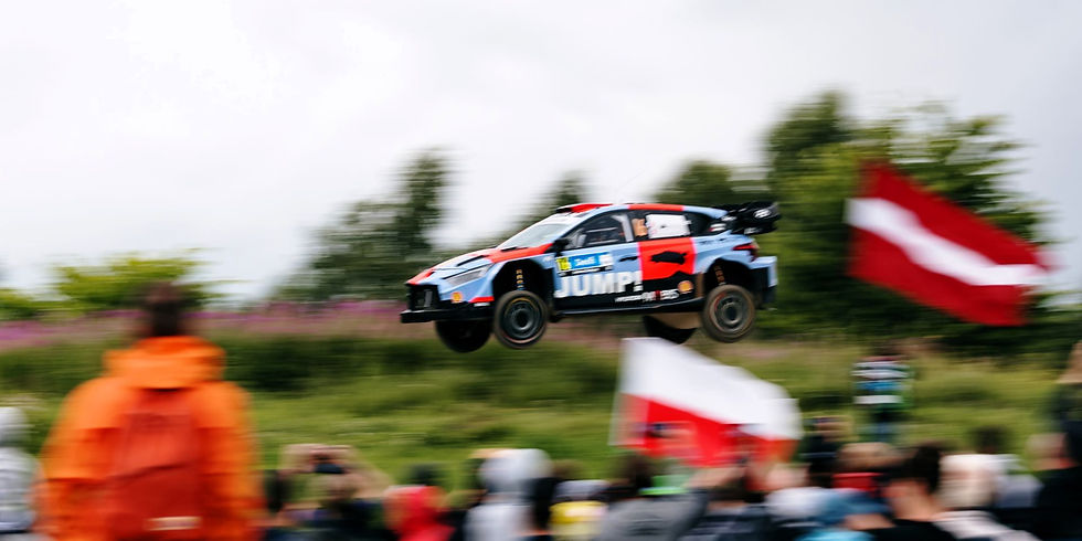 Thierry Neuville and Martijn Wydaeghe during their fourth-place Rally Estonia campaign.