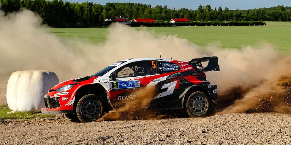 Delfi Rally Estonia 2026 event page displaying the SS18 Kääriku 2 Wolf Power Stage, a 24.39-kilometre gravel test.