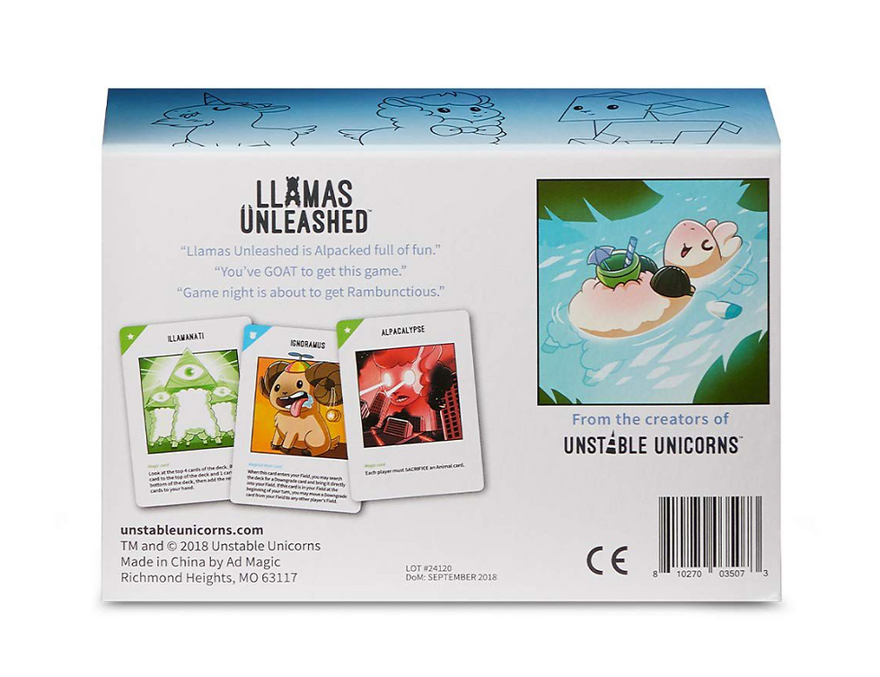 Thumbnail: Llamas Unleased - Card Game