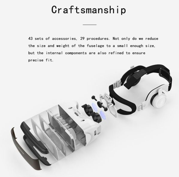 Thumbnail: VR Shinecon G06EB Virtual Reality 3D Video Glasses for 4.7-6.1 inch