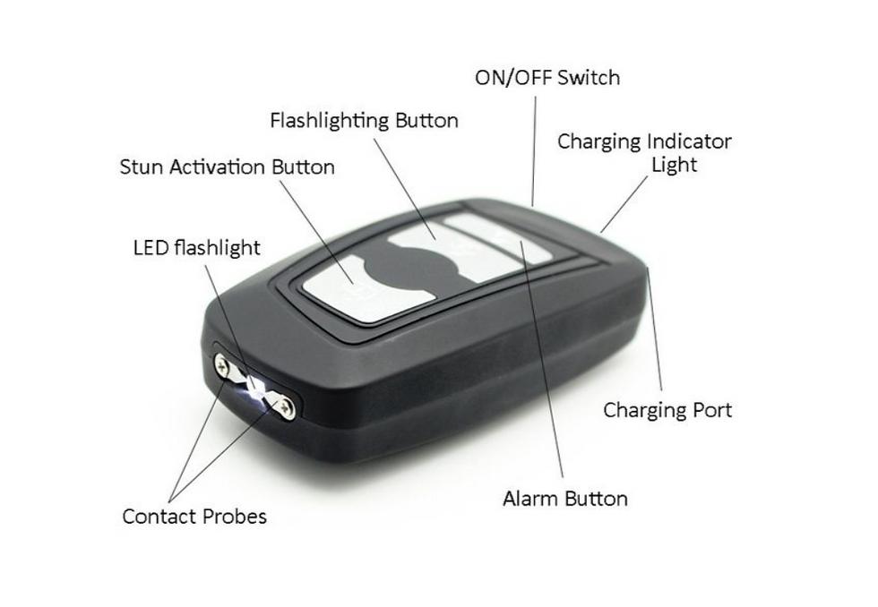 Thumbnail: Car Key Shaped Stun Gun 100kV USB Charging Cable Included