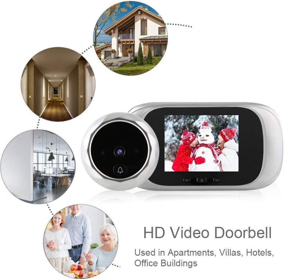 Thumbnail: 2.8 inch LCD Electronic Outdoor Camera Viewer Doorbell