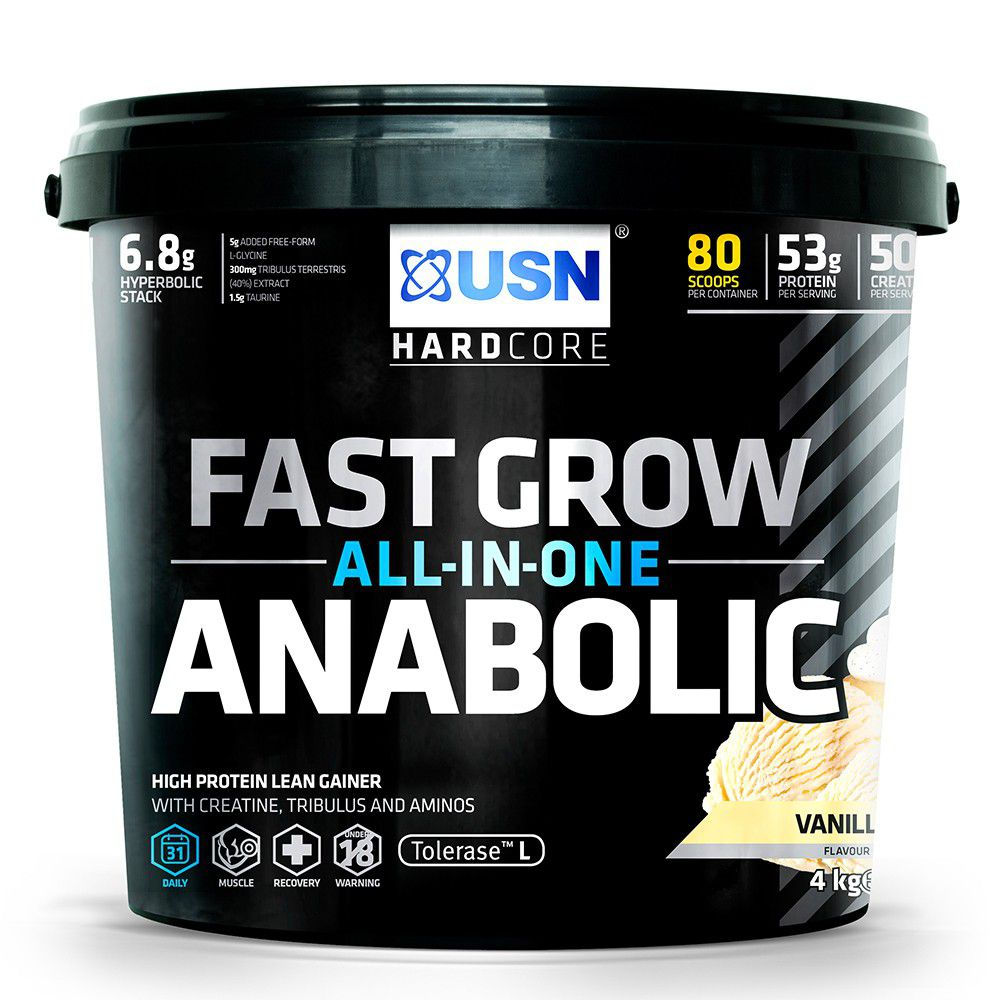 USN Fast Grow Anabolic - Vanilla 4Kg