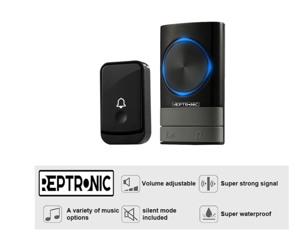 Thumbnail: Reptronic DIY Wireless Doorbell RTPDB27- 2R 1B
