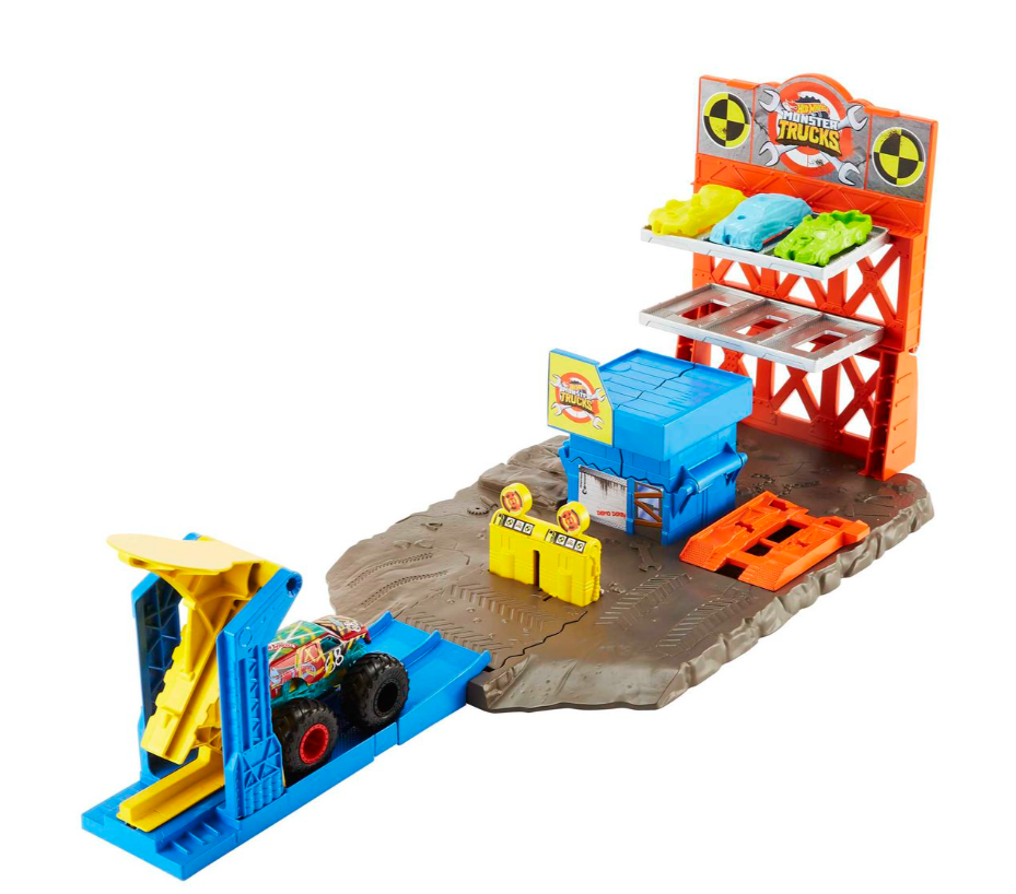 Thumbnail: Hot Wheels Monster Trucks Blast Station Playset