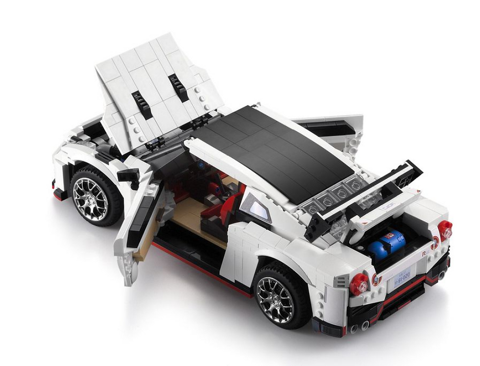 Thumbnail: Double Eagle CADA Technic R35 Super Car (Nissan) 1322pcs