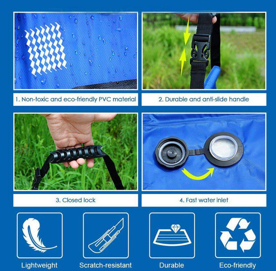 Thumbnail: Outdoor Portable Shower Bag - 20L