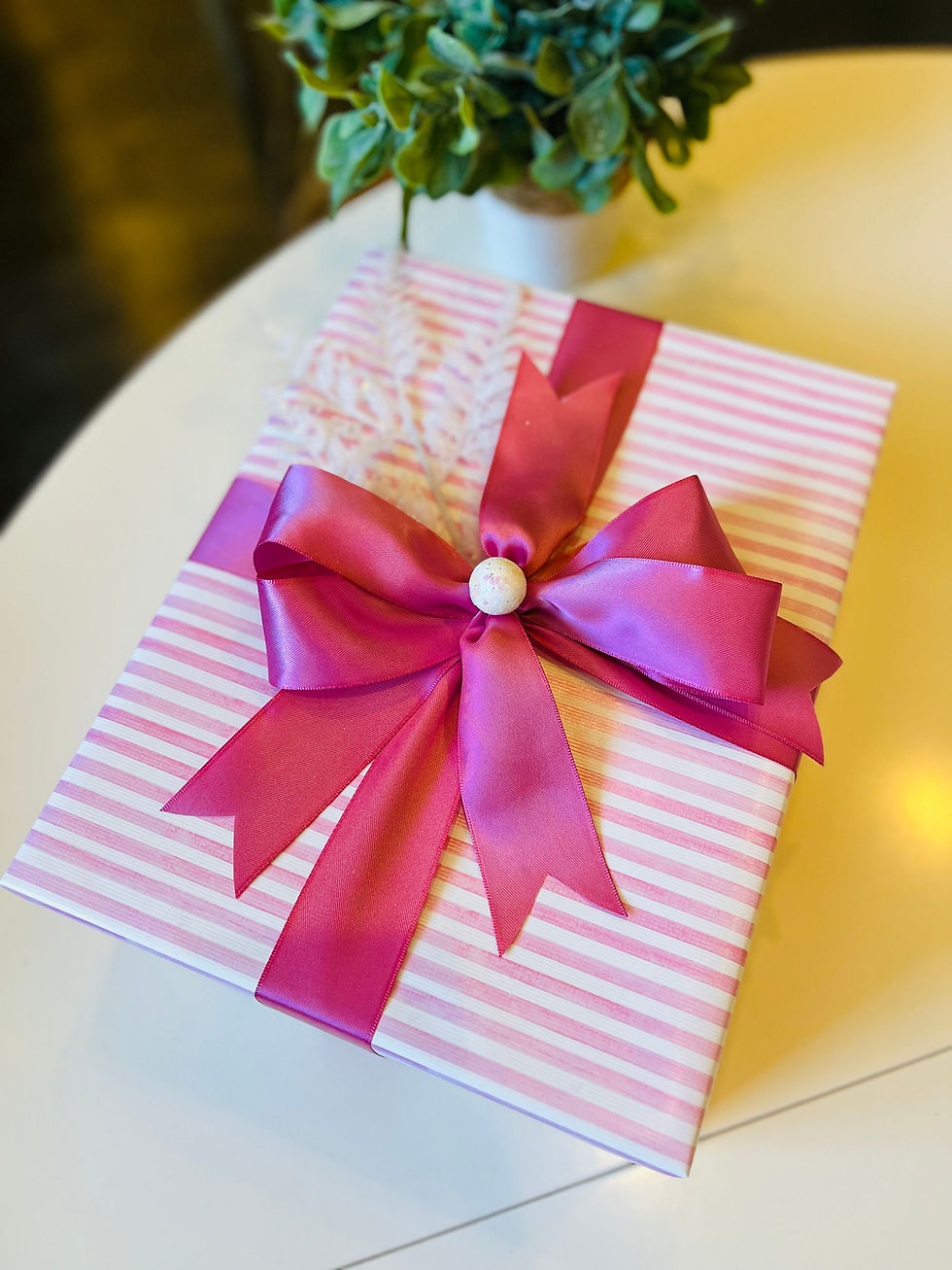 Thumbnail: Pre Wrapped Gift Box, Ready to use, Reusable empty gift box, Unwraps like the re