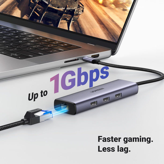 Thumbnail: UGREEN Revodok 6 in 1 USB C Hub Gigabit Ethernet Adapter with 4K HDMI25