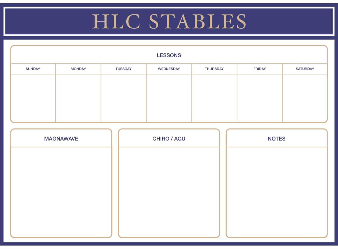 Custom Barn Organizer Board