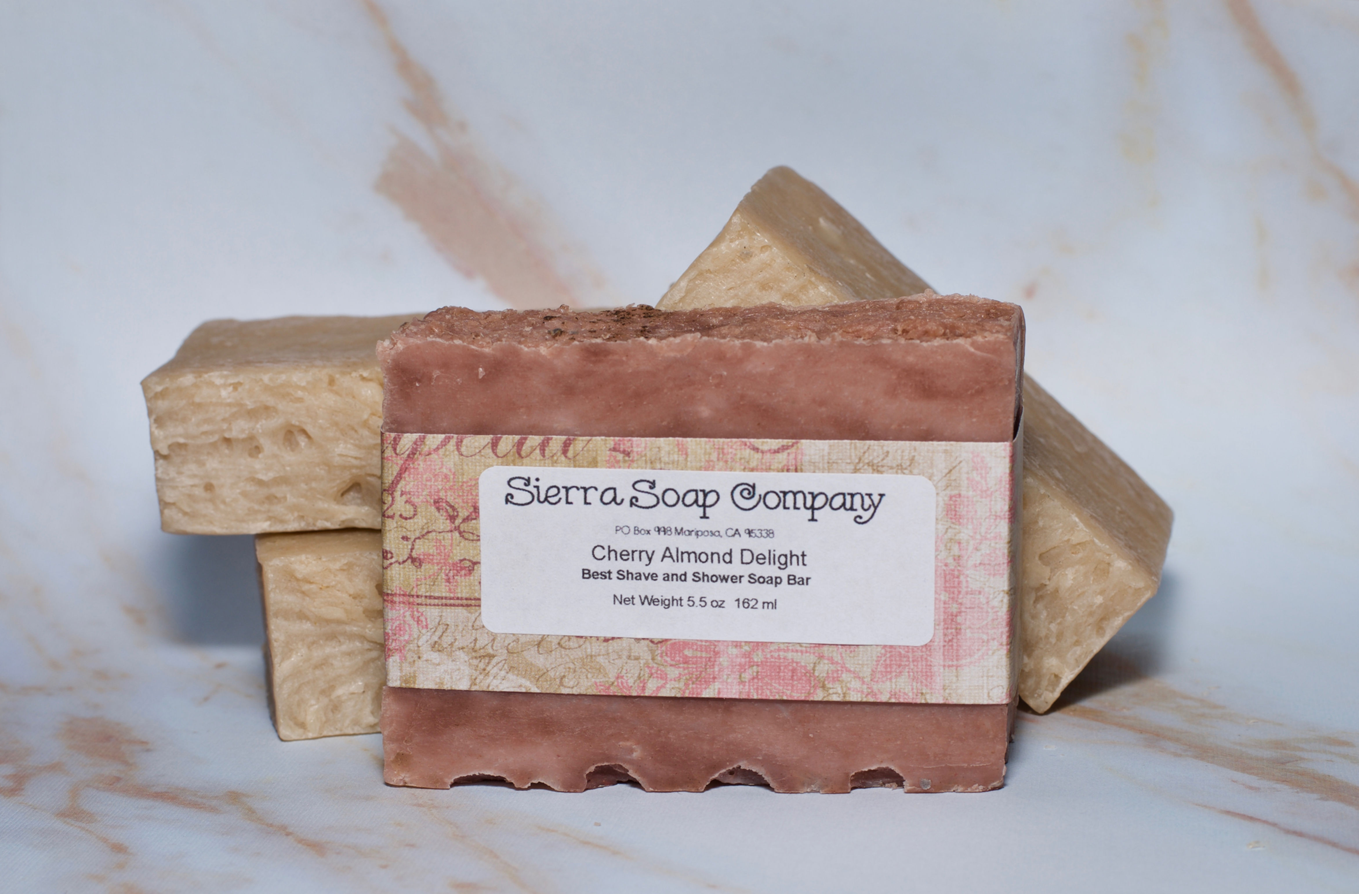 Cherry Almond (Shave and Shower) Goats Milk Soap Bar