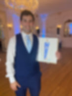 Live fashion sketch of wedding guest at Tupper Manor, Beverly MA by Very Wendy