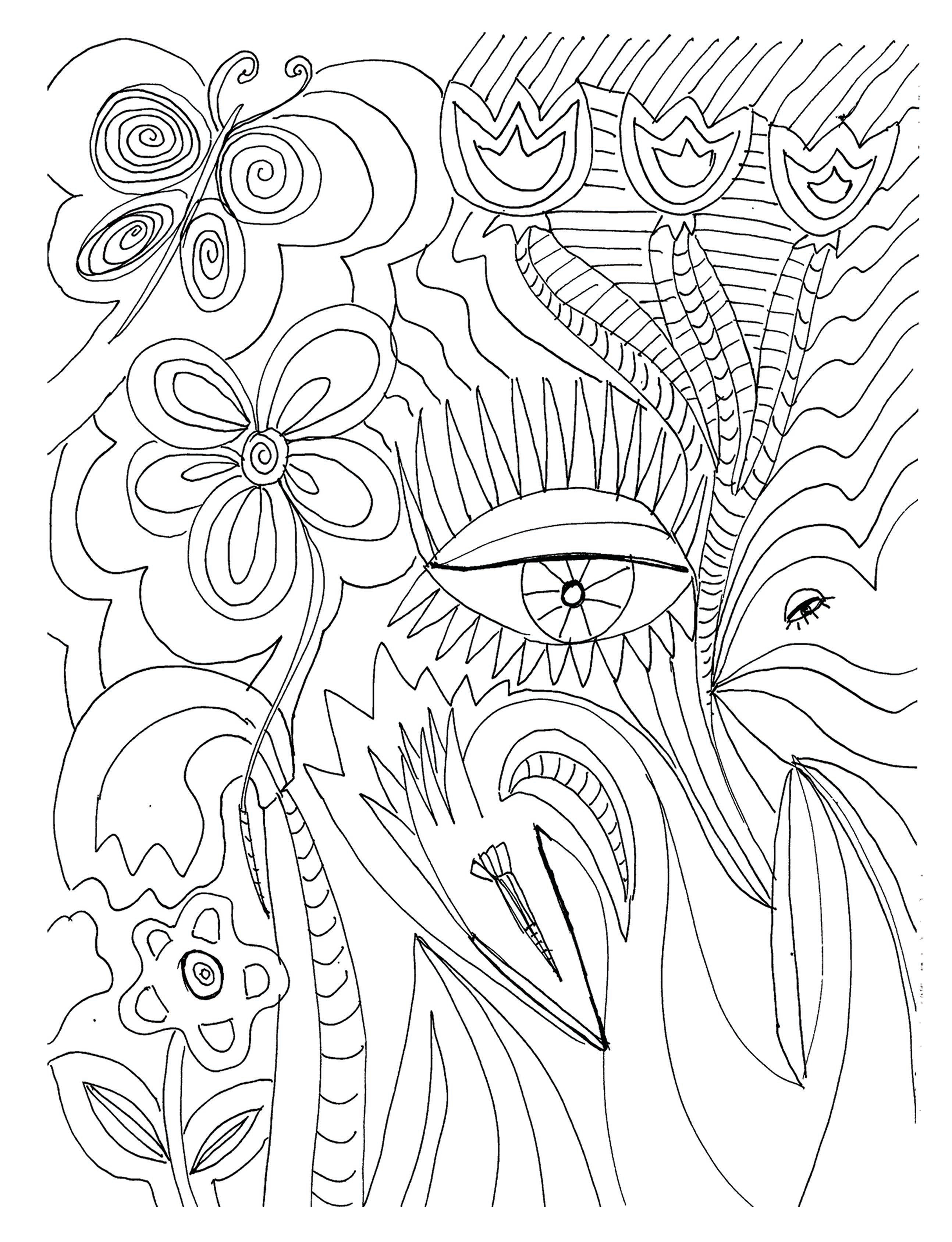 custom coloring book verywendy