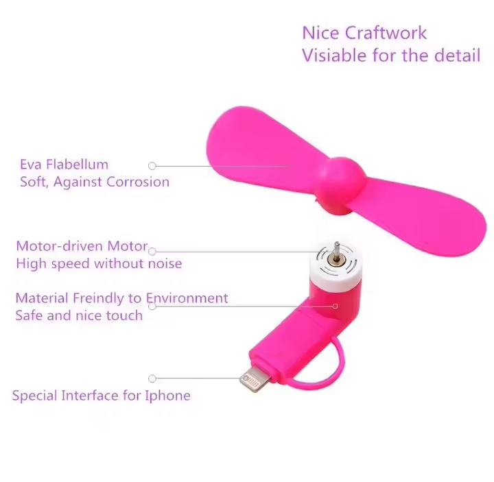 Thumbnail: Mini Portable Cool USB Fan