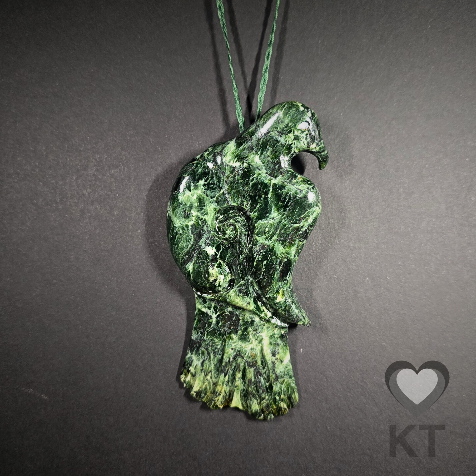 Te Kererū O Kahu - Pounamu - Large