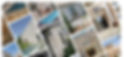 Várias fotos de projetos no pinterest com revestimentos e pedra natural