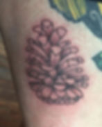 pinecone tattoo