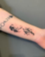 ink splat paw prints