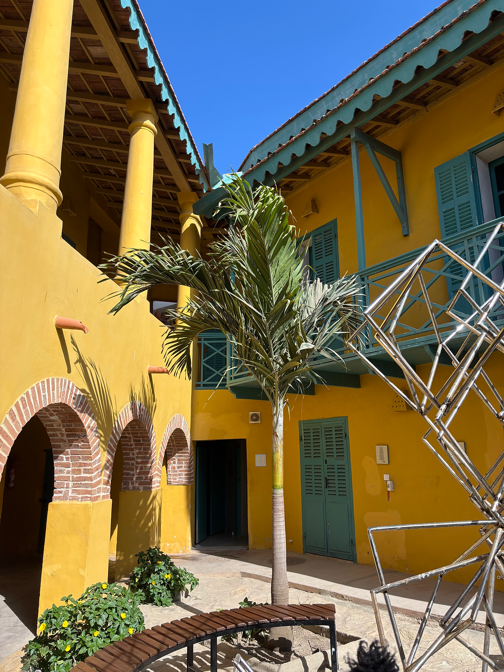 Belle bâtisse sur l'Ile de Gorée
