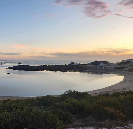 Coastline in Jacobsbaai on the Cape West Coast