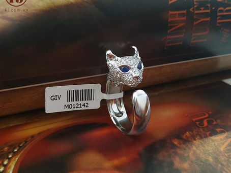 Nhẫn mèo Elf thiết kế theo yêu cầu khách hàng Elena
