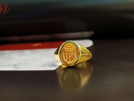 Bốn mẫu thiết kế nhẫn Signet P- King cho khách hàng Perdy Nguyễn ( Đà Lạt)