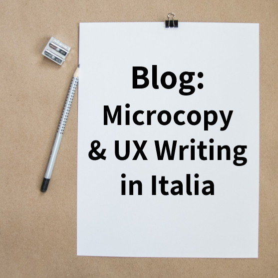 Microcopy & UX Writing Italia