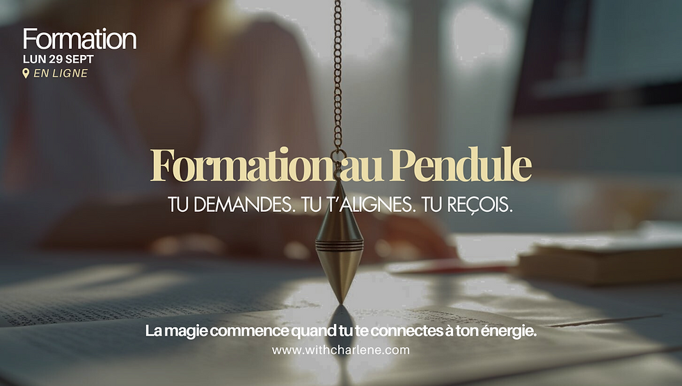 Formation au Pendule - En ligne (Live Zoom)