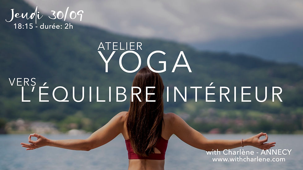 Atelier Yoga vers l'équilibre intérieur