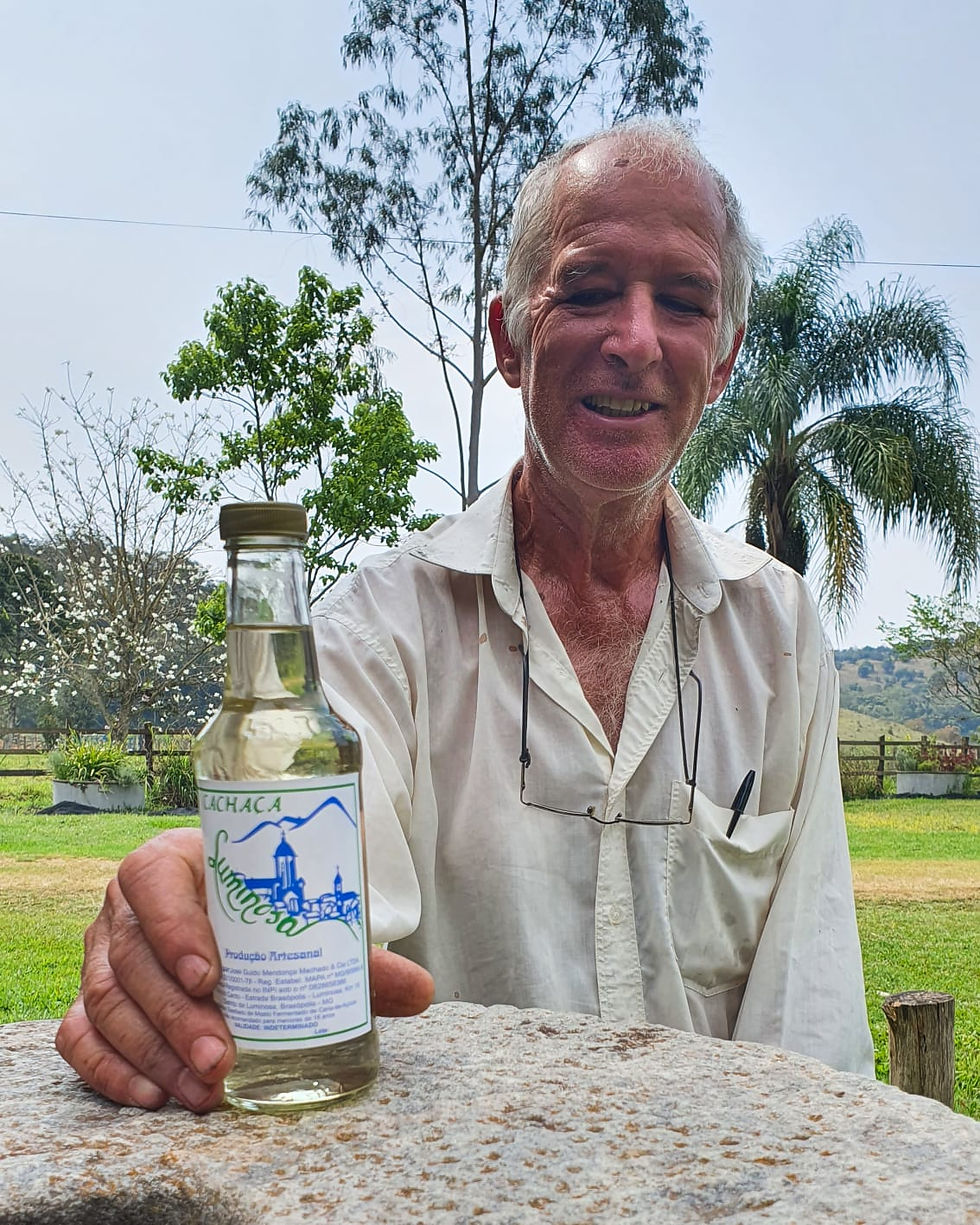 Guido, produtor da Cachaça Luminosa