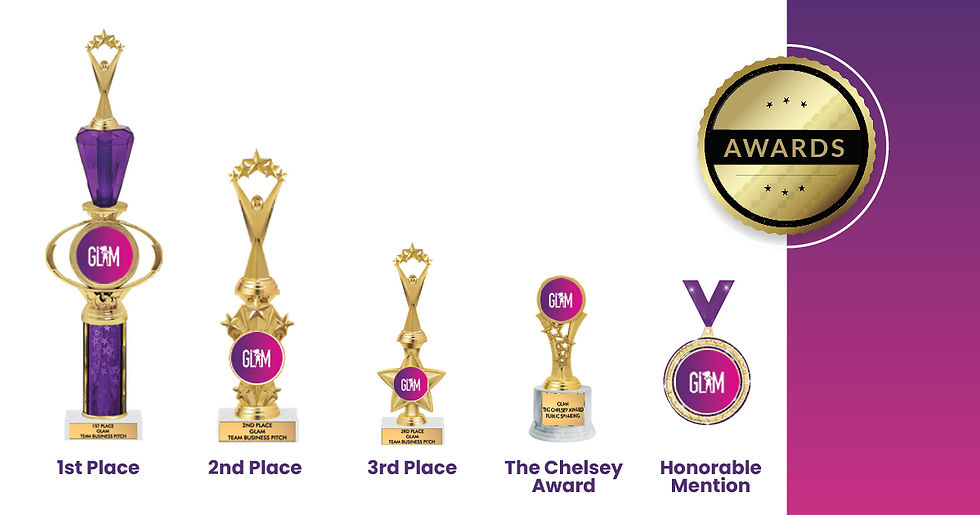 Trophies and medals for the GLAM event with Cisco and iTD