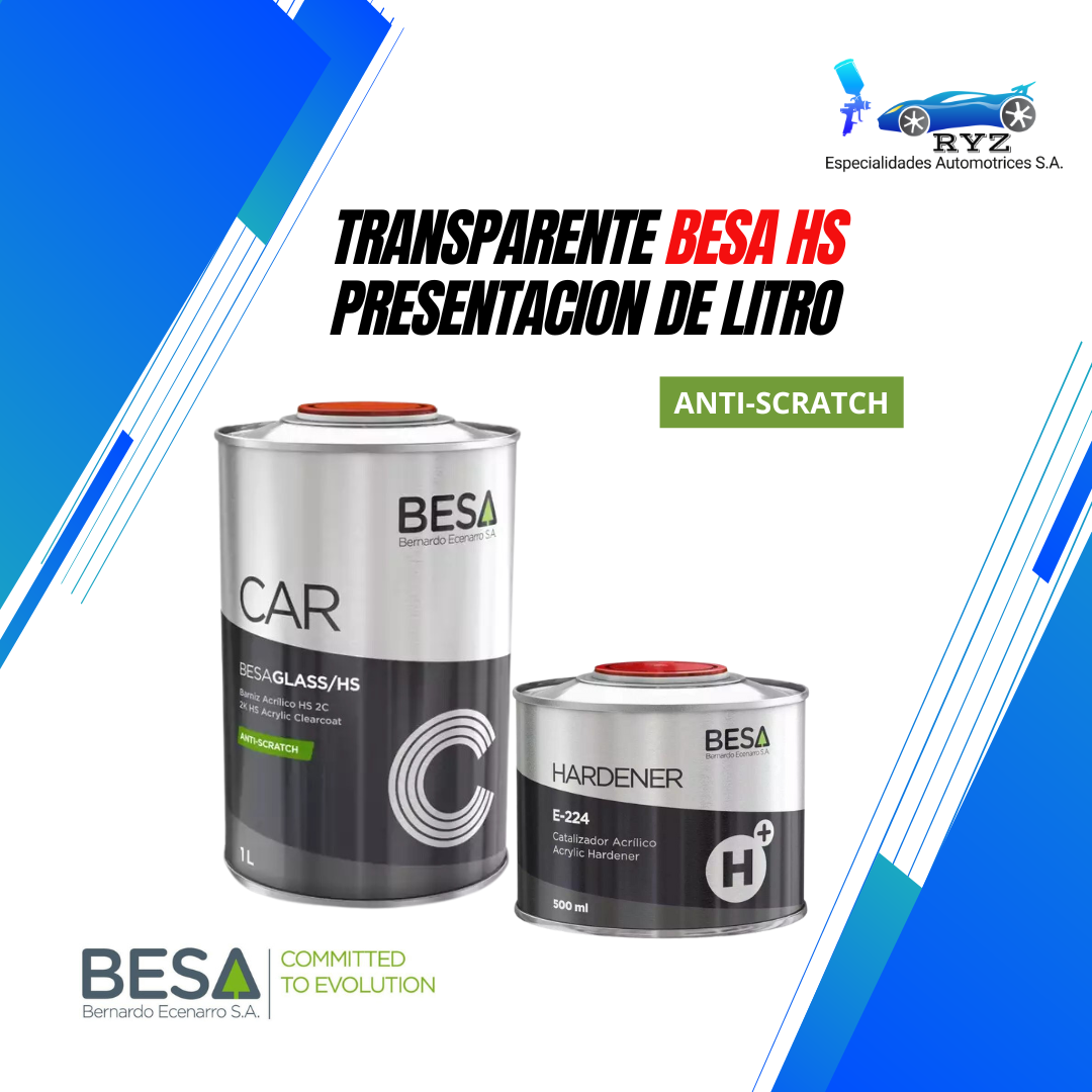 Transparente besa hs 1/4