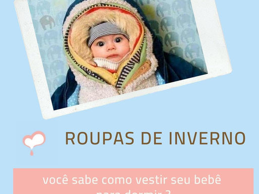 Roupas de inverno para bebê:
