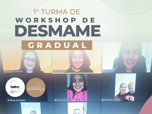 1ª Turma de Workshop de Desmame Gradual.