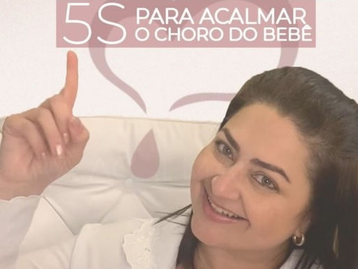 5s para acalmar o choro do seu bebê ❤️👶