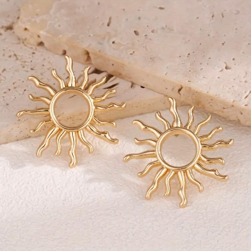 Miniatura: Aretes Girasol
