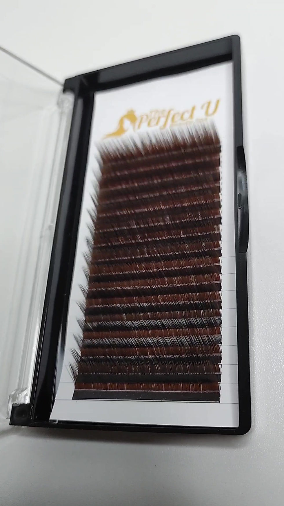 Thumbnail: Single size tray Eyelashes Extension Lashes Thickness .05 M Curl Dark brown