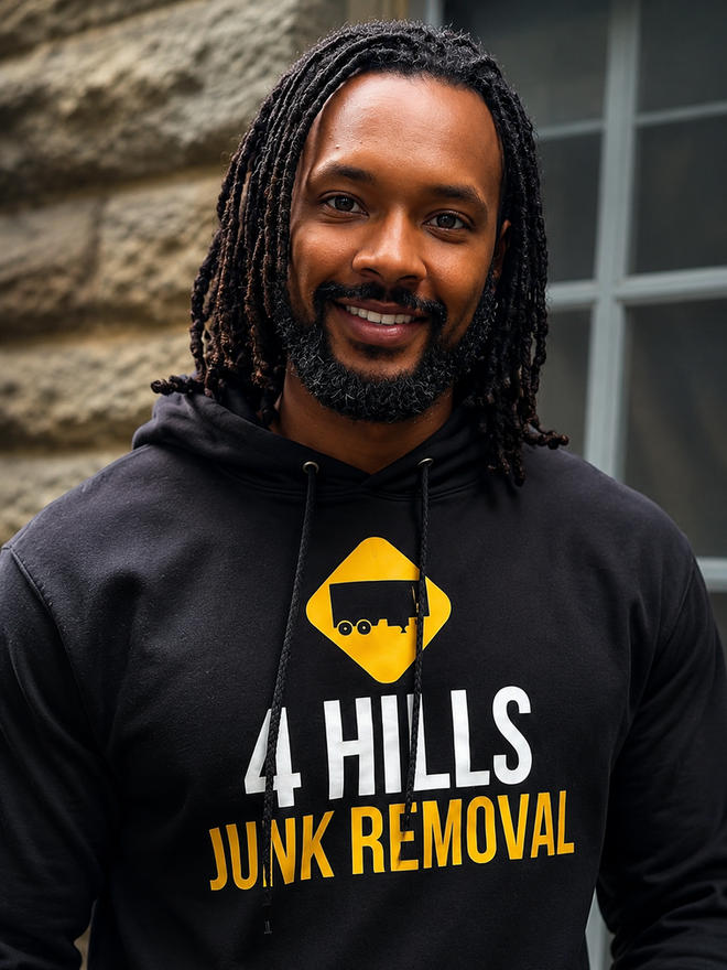 Jarrod Hill, founder of 4 Hills Junk Removal